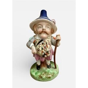 Antique Derby Porcelain Mansion House Dwarf Figurine U-22A excellent condition!